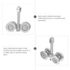 Track Roller Wheels Accessory Parts, Silent Rollers Wheel for Rail