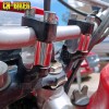 CB Handlebar Clamp Risers 7/8" Bars Kit 30mm Height For