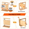 Heavy Duty Hidden Door Hinge, 570LBS Load Bearing Thickened Solid