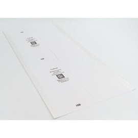 9 1/2" x 20" Genuine Brodart Fold-On, Lo-Luster Book Jacket Cover Sheets - Package of 5