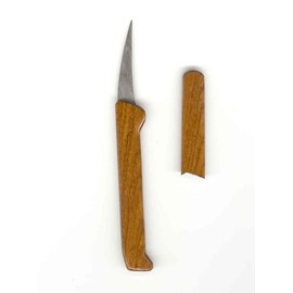 Wood with Sheath Fruit Carving Knife