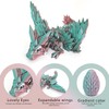Generic 3D Printed Dragon Egg and Wings, Articulated Dragons Inside,