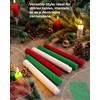 96NORTH 8 inch Christmas Candle Sticks, 7/8 inch Base Diameter,