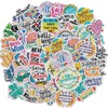 EMORBALS 40 Pcs Random Positive Affirmations Iron on Patches, Positive