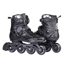 Inline Skates, High Performance Outdoor Fitness Inline Skates for Women Men Adult (US Men 10/Women 11, Black 44)
