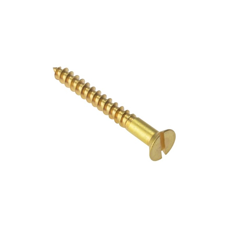 ForgeFix Wood Screws - Solid Brass | 2 1/2" x