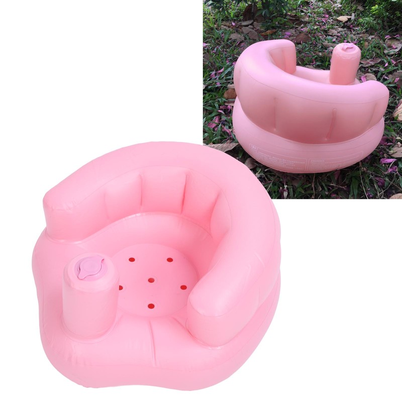 Baby Inflatable Seat Leakproof Foldable Built in Gas Pump PVC