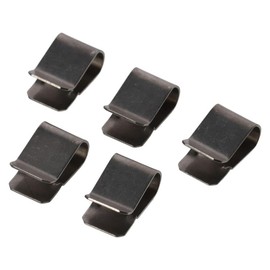 SHUATI 20pcs 20pcs U-Type Clip,21.4mm x 12mm Stainless Steel Spring U Clip Silver Tone,Silver U Clip Industrial Equipment Fastening