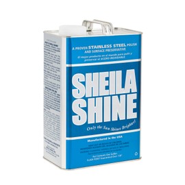 Sheila Shine Sheila Shine 1 Gallon Can Stainless Steel Cleaner and Polish Removes Grease Fingerprints Watermarks Protects Household Kitchen Surfaces Stainless Steel Cleaner for Appliances Fridge Sinks & Stoves