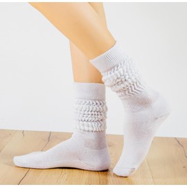 TINTAO Women's Socks Winter Wool Thick Knit Thermal Casual Crew Socks Slouch Calf Boot Socks Gift Socks,Size 5-11#W789 (Polyester Blend, Colored D11)