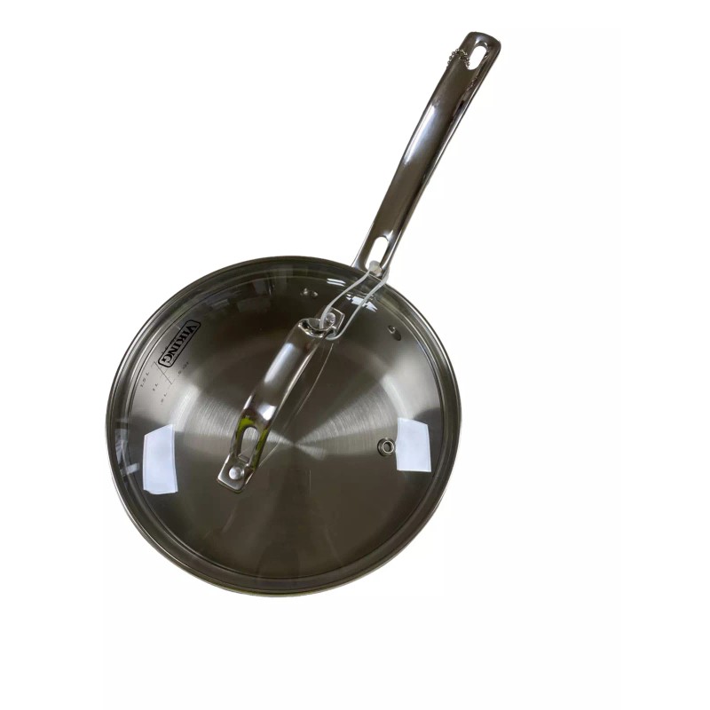 VIKING 3-Ply Stainless Steel/ Sauce Pan Pot with Glass Lid/