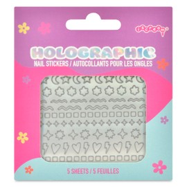 iscream Shining Star Holographic Nail Stickers 5 Sheet Set