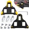LPZMPZ Bicycle Bike Cleats Pedals Road Bike Pedal Plates Compatible