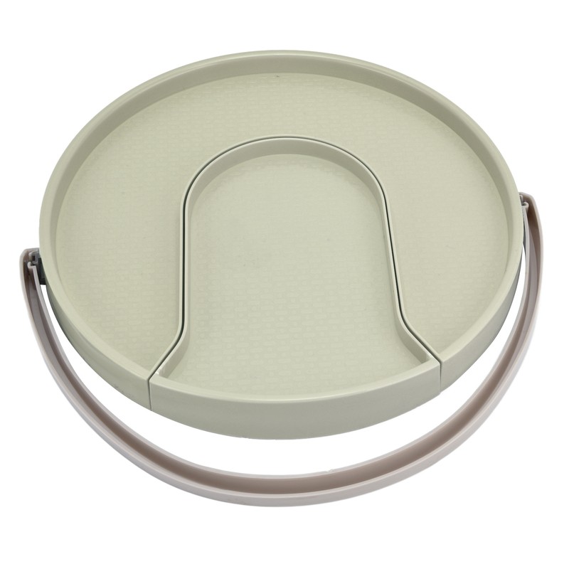 Kitchen Storage Turntable Non Skid Kitchen Spice Beverage Pull Out