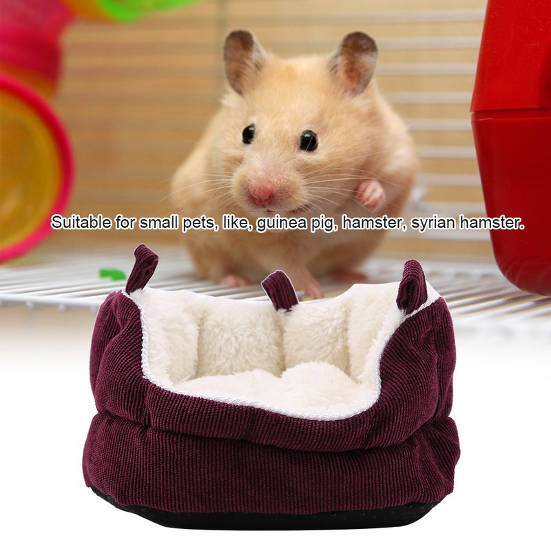 Small Animal Winter Warm Bed House Washable Pet Nest Sofa