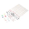 Electronic Component Kit LED Diodes 30 Values Resistors Ceramic Capacitor