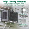 Plusluck Air Conditioner Covers for Outside: U Shaped Window Air