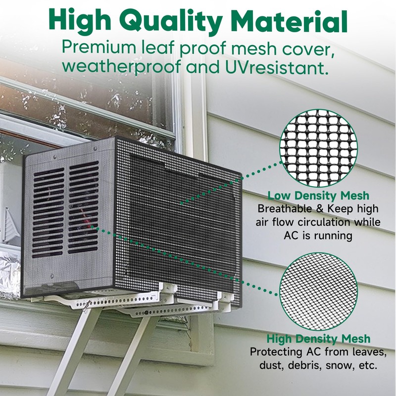 Plusluck Air Conditioner Covers for Outside: U Shaped Window Air
