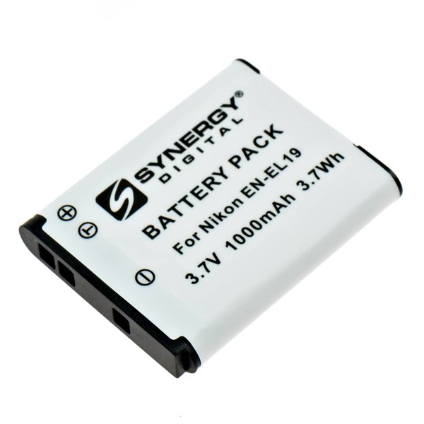 Synergy Digital Camera Battery, Works with Nikon Coolpix S3700 Digital