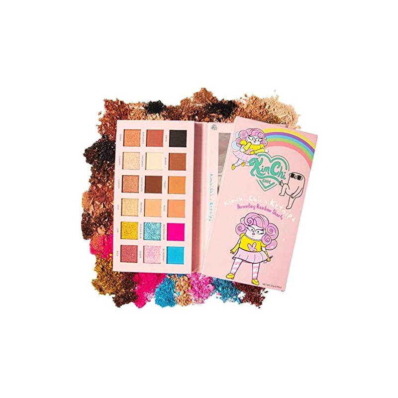 Kimchi Chic, Paleta de sombras, Rainbow Sharts x Ketnipz