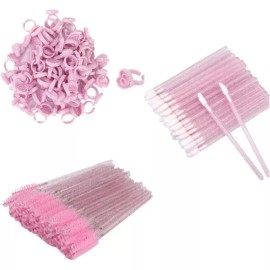 Dbmb Kit Anillos+cepillos+lipbrush Para Extensiones Pestañas Mink