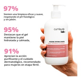  Gel Íntimo Cumlaude Lab 500ml | pH Balanceado | Hipoalergénico | Para Uso Diario