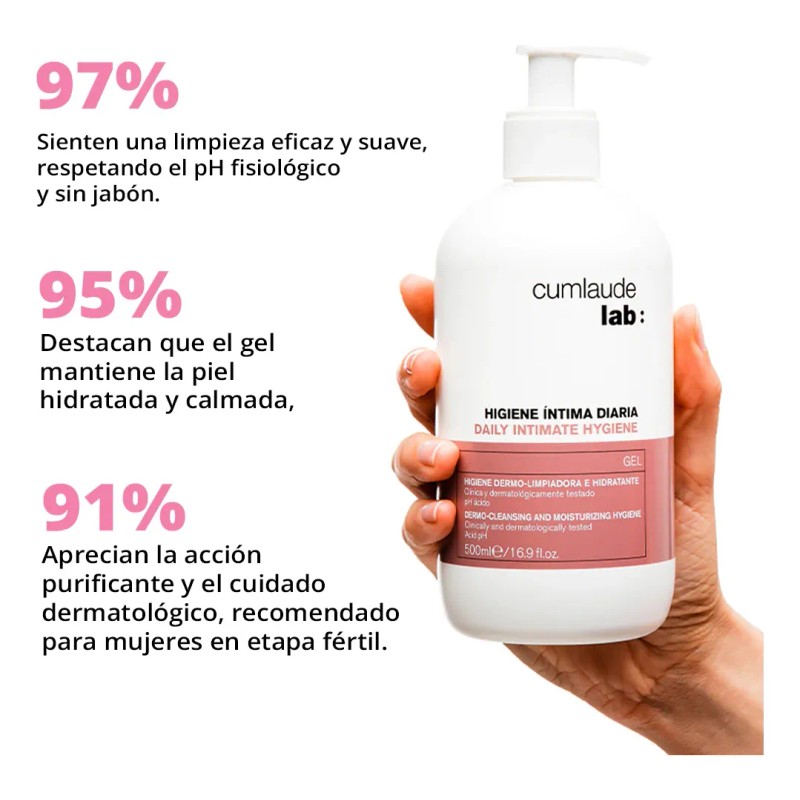  Gel Íntimo Cumlaude Lab 500ml | pH Balanceado |