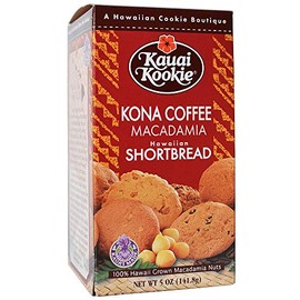 Kauai Kookies Kauai Kona Coffee Macadamia, 5 oz.