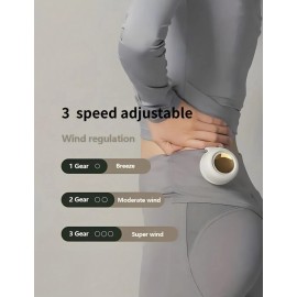 Unbranded 2025 New Mini Portable Silent Bladeless Fan Small Clip On Shirt Waist Adjustable