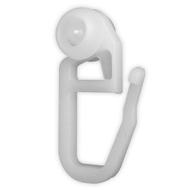 Gardinenallée 100 x universal curtain rolls, curtain rolls, 8 mm curtain gliders, suitable for curtain and curtain rails