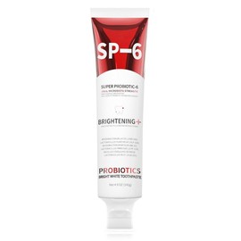 SP6 Probiotic Toothpaste 140g, SP 6 Ultra Whitening Tooth Paste - SP-6 Whitening Toothpaste with 6 Probiotics, Fluoride-Free, Protects Enamel, Freshens Breath