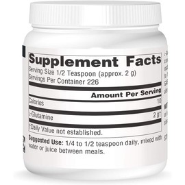글루타민 2000mg 453g x 2통 분말형 Glutamine 2000mg 453g x 2 Cans Powder Form