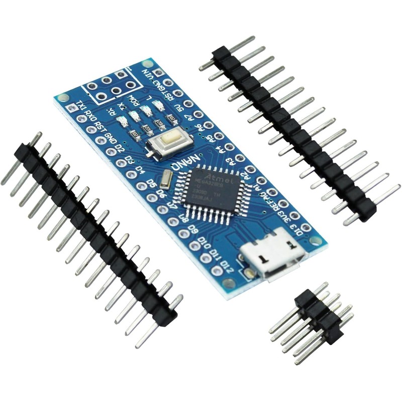A-DIGISHUO 2Pcs Nano V3.0 ATmega328P CH340G | 5V 16M Micro