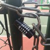 Zinc Alloy U-Shape Padlock, 5 Digit Dial Combination Password Code