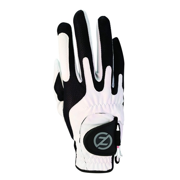 Zero Friction Men's Golf Gloves, Right Hand, One Size, White