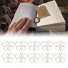 Okuyonic Animal Shape Paper Clips, Metallic Paper Clips, Golden Butterflies,