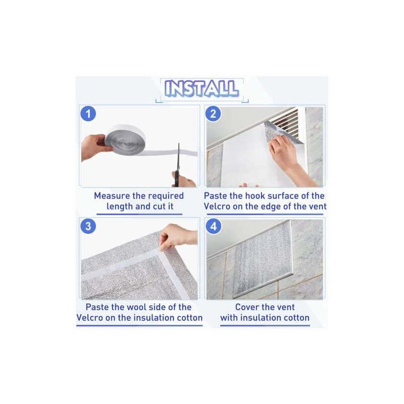 4X8 Reflective Foam CORE Window Shutter Vent Insulation (W/ Hook