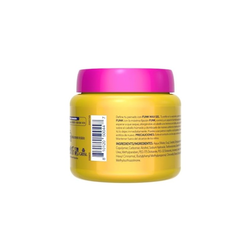 Funk, Cera Gel para cabello Moldea y estiliza, 280 g