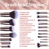 BS-MALL Makeup Brushes Premium Synthetic Foundation Powder Concealers Eye Shadows