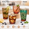 Plastic Tumblers Drinking Glasses Set of 8, 10oz & 16oz