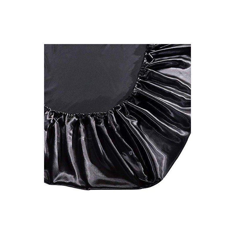 1 Piece Satin Fitted Sheet Only Classic Luxury Silky Soft