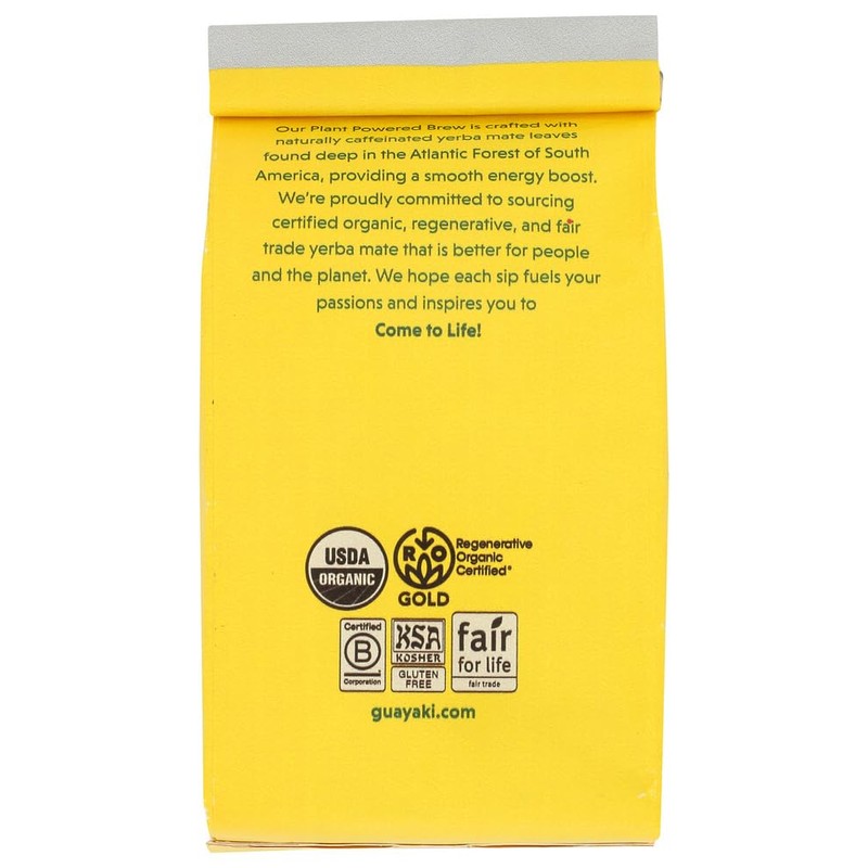 Yerba Madre Organic Yerba Mate Sachets, 40 CT
