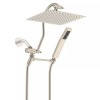 Hibbent 10 Inch All Metal Rainfall Shower Head With Handheld