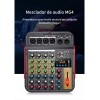 Genéric Audio Consola Mezclador Bluetooth Usb Mixer De 6 Canales