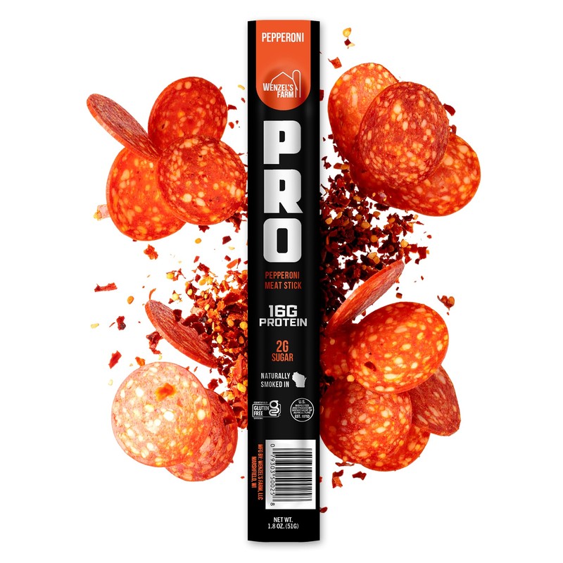 Wenzel's Farm PRO Snack Sticks - Naturally Smoked, Handcrafted with