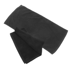 Mikinona 2pcs Salon Quality Hair Towels Fast Drying Black Hair Towel for Bathroom