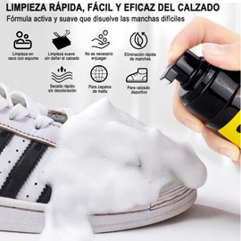 MNJKJHL Kit de Limpieza para Tenis, Limpiador de Tenis con Limpieza en Seco, Limpieza Profunda, Simple, No Tóxico, Secado Rápido, incluye cepillo suave, cepillo rígidoy microfibra toalla