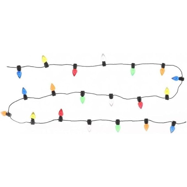 Yjemle 1 x bunte Miniatur-Lichterkette, 0,5 m, Spielzeug-Lichter, 1/12 Scaladollhouse