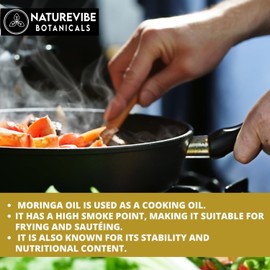 Naturevibe Botanicals Naturevibe Botanicals Moringa Seed Oil 32oz and Castor Rosemary Oil 32oz | Oil Combo