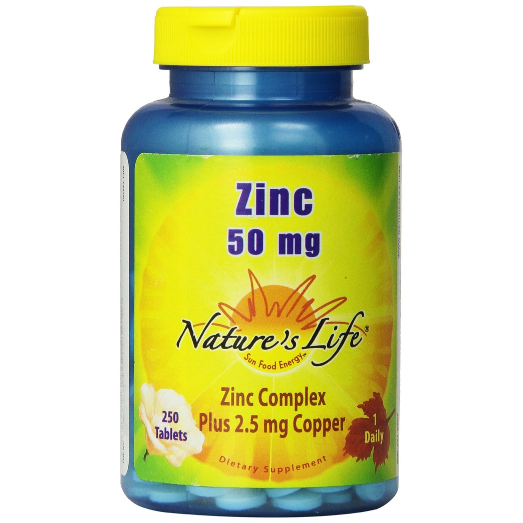 Nature's Life Zinc, 50 mg | 250 ct